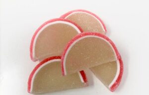 Cavalier - Pizazz Pear Fruit Jelly Slice Wrapped 2lb Bulk